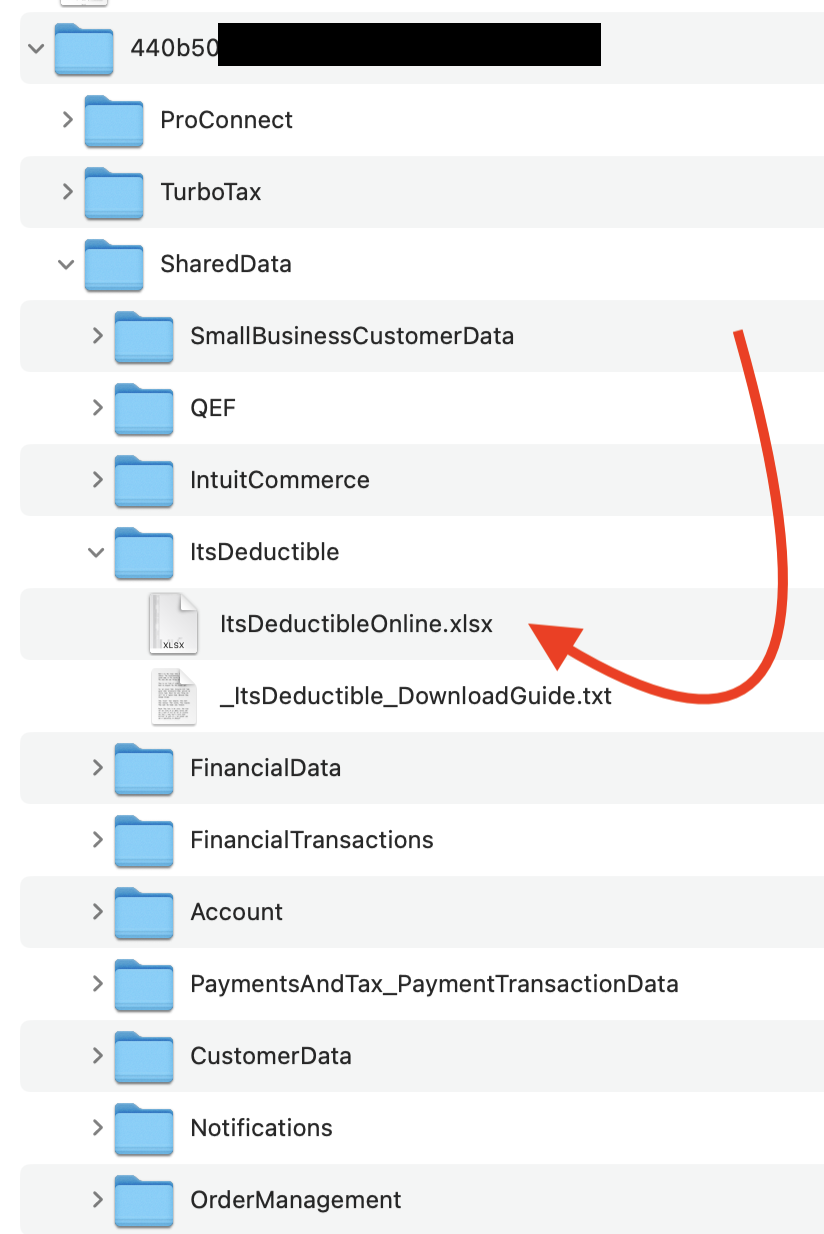 CSV/XLSX import screen showing multiple ItsDeductible files ready to import